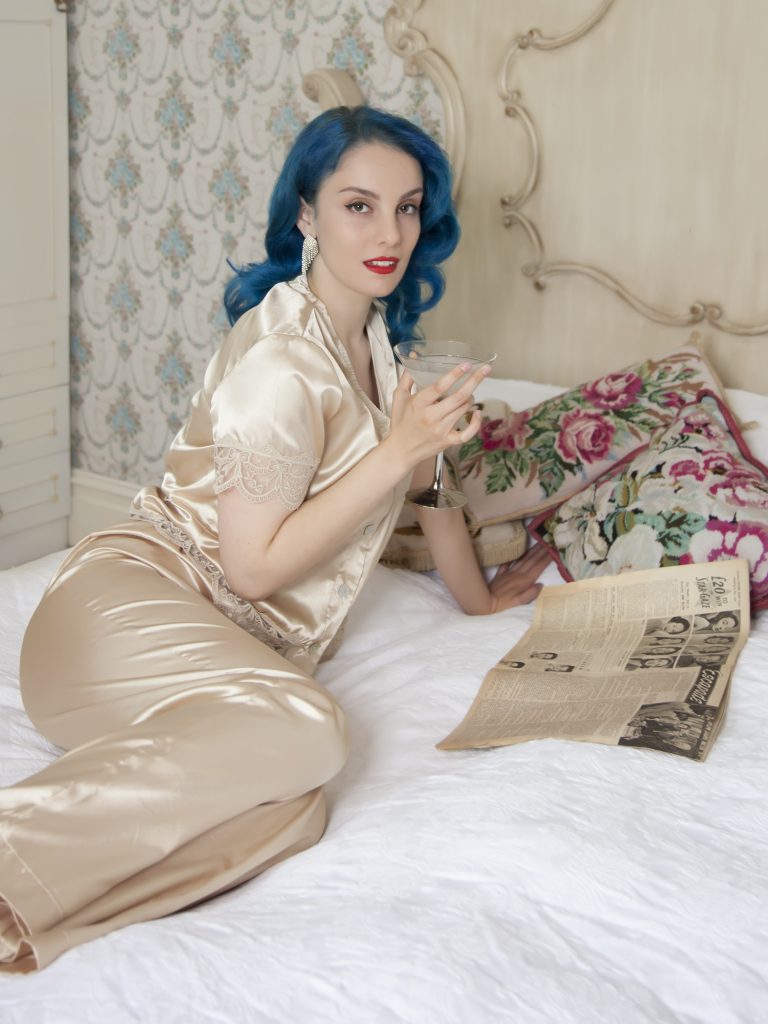 satin pyjamas